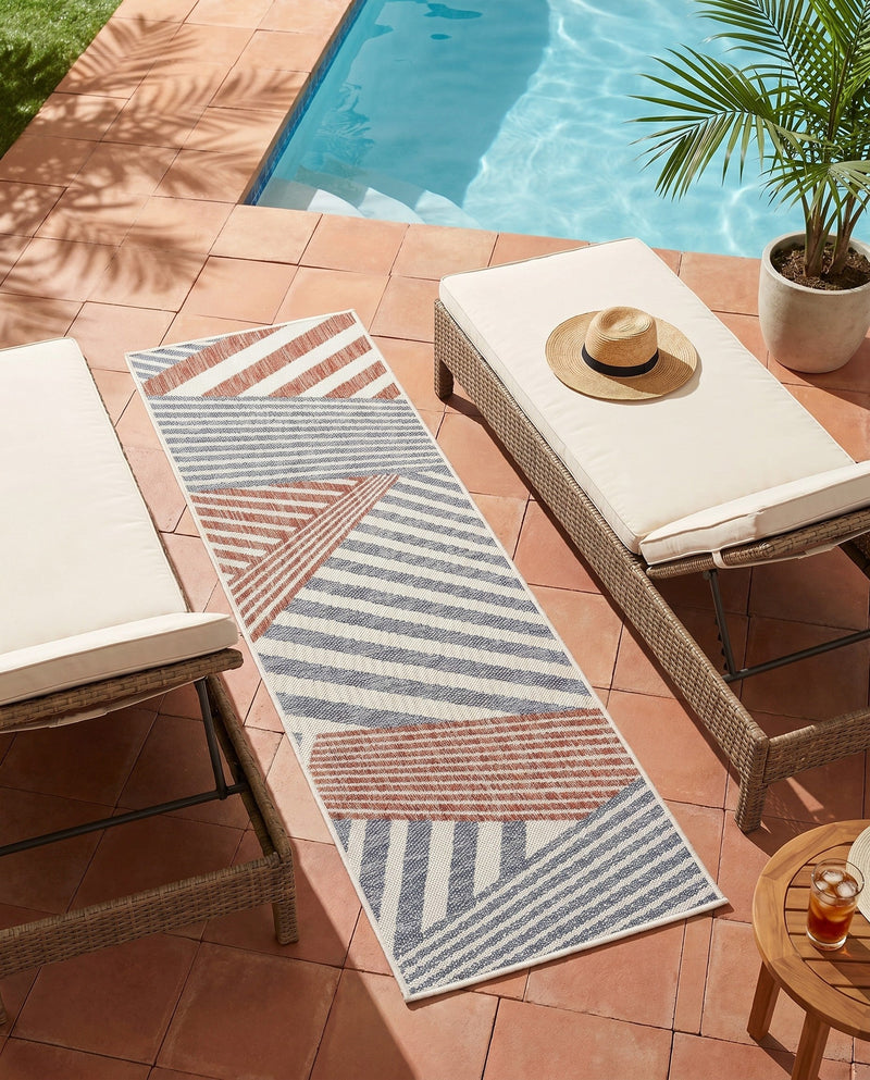 Urban Oasis Rugs Collection Area Rug -  Loft Runner Blue  lifestyle 62
