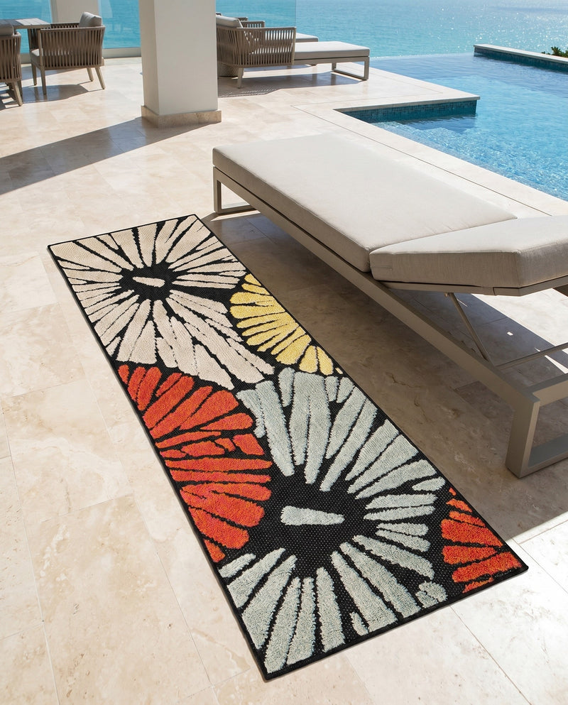 Outdoor Marrakesh Collection Area Rug -  Tetouan Runner Multi  lifestyle 41