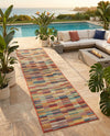 Coastal Terrace Collection Area Rug -  Harbor Runner Multi  lifestyle 43