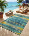 Seaside Haven Rugs Collection Area Rug -  Sandbar Rectangle Multi.Blue  lifestyle 21