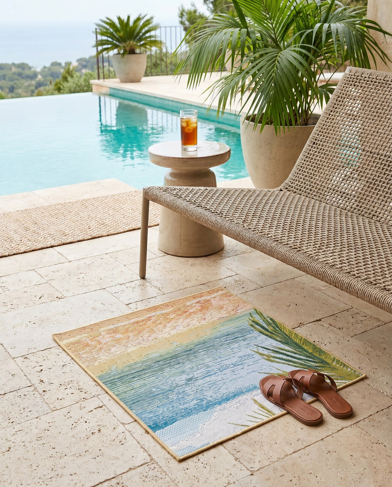 Seaside Haven Rugs Collection Area Rug -  Tides Rectangle Multi  lifestyle 15