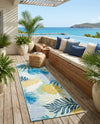 Seaside Blooms Collection Area Rug -  Sunkiss Runner Multi  lifestyle 57