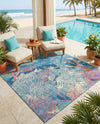 Seaside Haven Rugs Collection Area Rug - Marina Square Multi  lifestyle 33