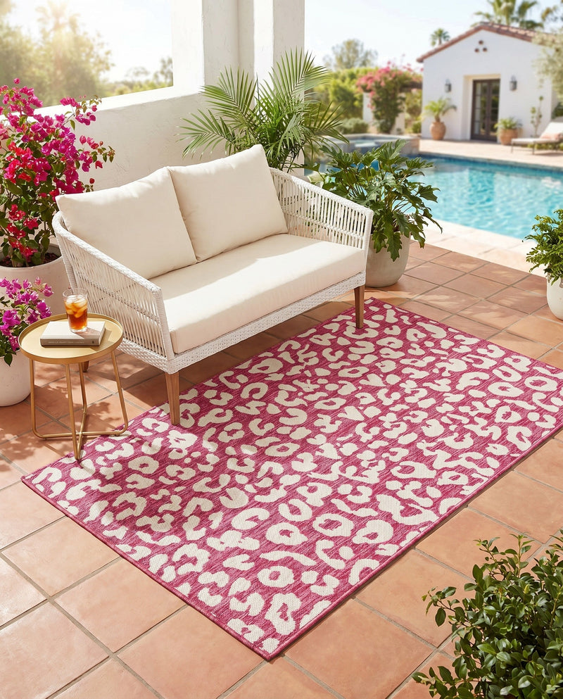 Savannah Escape Collection Area Rug -  Amazon (Magenta) Rectangle Magenta  lifestyle 20