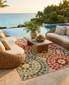 Urban Terrace Collection Area Rug -  Esplanade Rectangle Beige  lifestyle 51