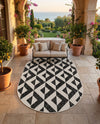 Urban Oasis Rugs Collection Area Rug -  Highrise (Charcoal Gray) Oval Charcoal Gray  lifestyle 84
