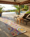 Urban Terrace Collection Area Rug -  Plaza Runner Multi  lifestyle 67