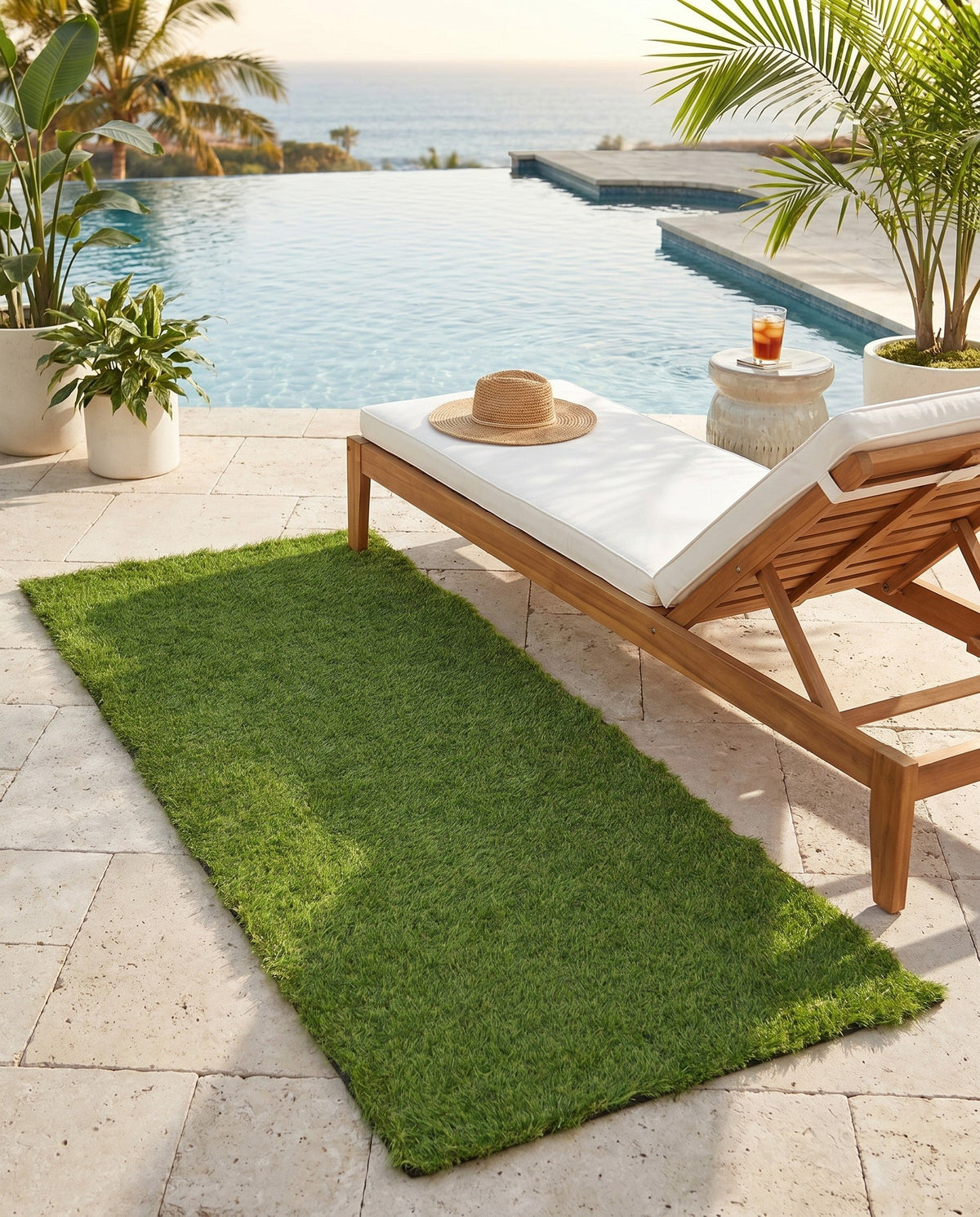 Meadow Retreat Collection Area Rug - Glen Runner Green  lifestyle 140
