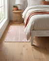 Desert Nomad Terrace Collection Area Rug - Sahara (Pink) Rectangle Pink  lifestyle 8