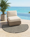 Seaside Stripes Collection Area Rug - Cabana (Charcoal) Hearth Charcoal  lifestyle 62