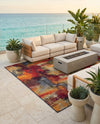 Urban Terrace Collection Area Rug -  Atrium Rectangle Multi  lifestyle 69