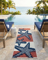 Caribbean Terrace Collection Area Rug -  Curacao Runner Ivory  lifestyle 38