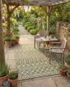 Savannah Pergola Collection Area Rug -  Pergola (Green) Rectangle Green  lifestyle 24