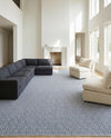 Urban Oasis Rugs Collection Area Rug -  Rooftop (Blue) Square Blue  lifestyle 71