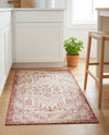 Tribal Terrace Treasures Collection Area Rug - Mayan Marina (Rust Red) Rectangle Rust Red  lifestyle 9
