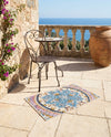 Patio Heritage Collection Area Rug - Tuscany Rectangle Multi  lifestyle 20