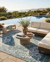 Urban Oasis Rugs Collection Area Rug -  Penthouse (Teal) Rectangle Teal  lifestyle 10