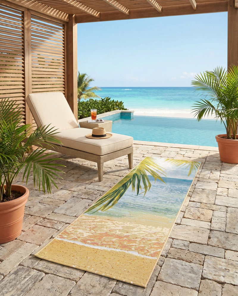 Seaside Haven Rugs Collection Area Rug -  Tides Runner Multi  lifestyle 27
