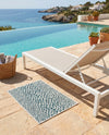 Urban Oasis Rugs Collection Area Rug -  Terrace (Teal) Rectangle Teal  lifestyle 30