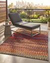 Urban Terrace Collection Area Rug -  Walkway Rectangle Multi  lifestyle 10