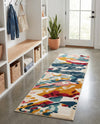 Outdoor Marrakesh Collection Area Rug -  Meknes Runner Multi  lifestyle 30