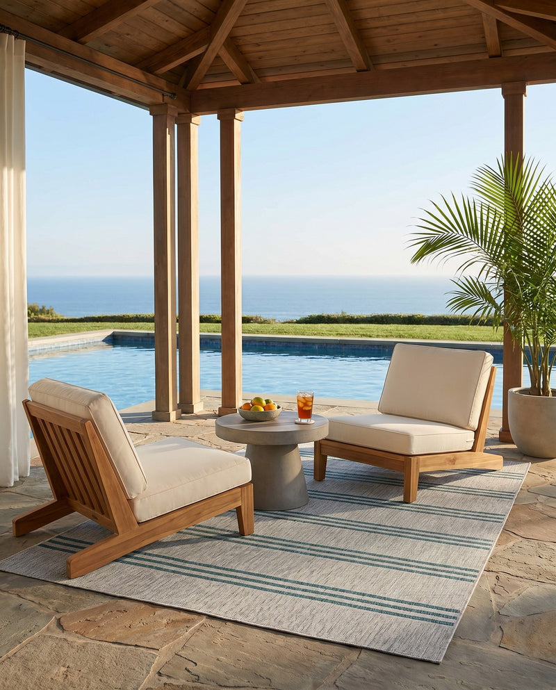 Urban Oasis Rugs Collection Area Rug -  District (Light Gray) Rectangle Light Gray  lifestyle 14