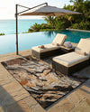 Urban Terrace Collection Area Rug -  Horizon Rectangle Multi  lifestyle 6