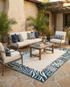 Savannah Escape Collection Area Rug - Serengeti Rectangle Ivory  lifestyle 26