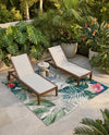 Seaside Blooms Collection Area Rug -  Paradise Square Multi  lifestyle 55