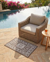 Tribal Terrace Treasures Collection Area Rug -  Incan Isle (Brown) Rectangle Brown  lifestyle 12
