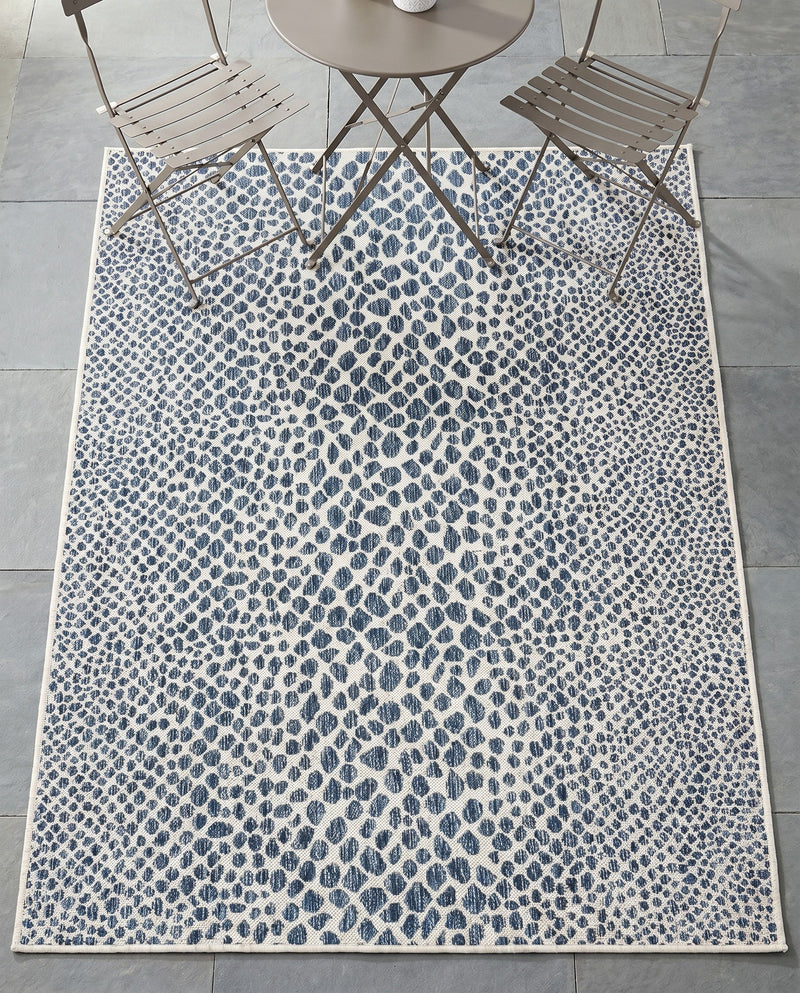 Urban Oasis Rugs Collection Area Rug -  Terrace (Blue) Rectangle Blue  lifestyle 21