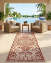 Urban Oasis Rugs Collection Area Rug -  Penthouse (Rust Red) Runner Rust Red  lifestyle 62