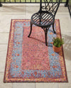 Patio Heritage Collection Area Rug -  Serenity Rectangle Vintage Salmon Coral  lifestyle 17