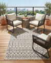 Savannah Pergola Collection Area Rug -  Pergola (Gray) Rectangle Gray  lifestyle 16