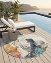 Urban Terrace Collection Area Rug -  Arbor Round Multi  lifestyle 57
