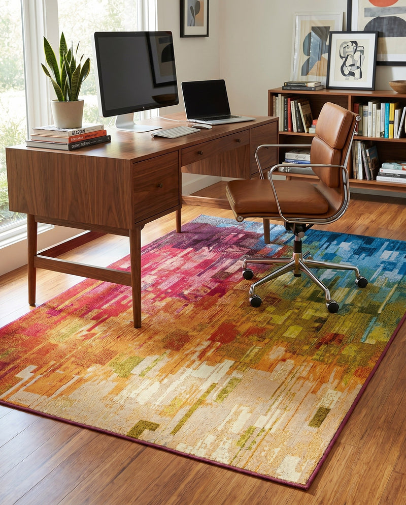 Urban Terrace Collection Area Rug -  Lawn Rectangle Multi  lifestyle 44