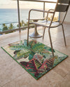 Seaside Blooms Collection Area Rug -  Fern Rectangle Multi  lifestyle 20
