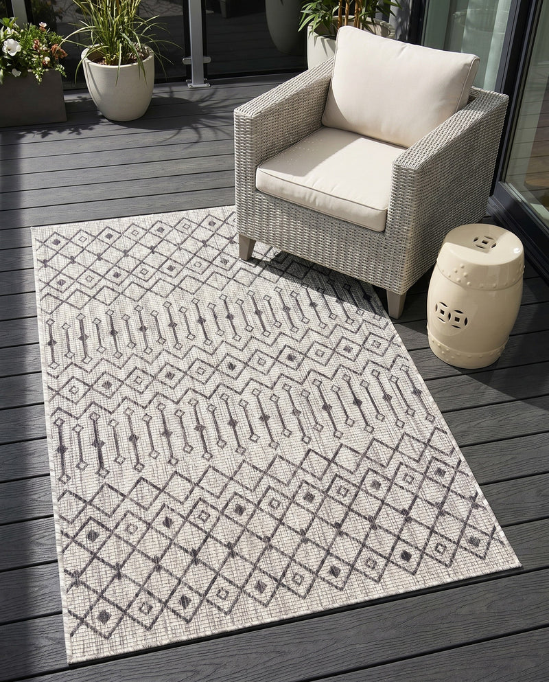 Savannah Pergola Collection Area Rug -  Pergola (Gray) Rectangle Gray  lifestyle 13