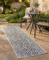Urban Oasis Rugs Collection Area Rug -  Terrace (Black) Runner Black  lifestyle 72