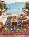 Patio Heritage Collection Area Rug -  Sanctuary Rectangle Multi  lifestyle 36