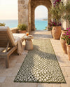 Urban Oasis Rugs Collection Area Rug -  Terrace (Green) Runner Green  lifestyle 60