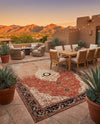 Patio Heritage Collection Area Rug -  Gazebo Rectangle Multi  lifestyle 9