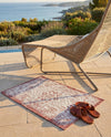 Tribal Terrace Treasures Collection Area Rug - Mayan Marina (Rust Red) Rectangle Rust Red  lifestyle 10
