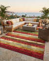 Urban Terrace Collection Area Rug -  Rooftop Rectangle Multi  lifestyle 22