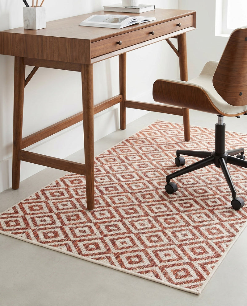 Urban Oasis Rugs Collection Area Rug -  Rooftop (Rust Red) Rectangle Rust Red  lifestyle 23