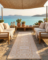 Tribal Terrace Treasures Collection Area Rug -  Incan Isle (Natural) Runner Natural  lifestyle 47