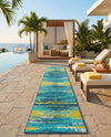 Seaside Haven Rugs Collection Area Rug -  Sandbar Runner Multi.Blue  lifestyle 62