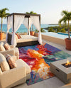Urban Terrace Collection Area Rug -  Laneway Rectangle Multi  lifestyle 59