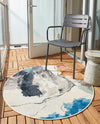 Urban Terrace Collection Area Rug -  Arbor Round Multi  lifestyle 53