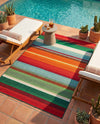 Urban Terrace Collection Area Rug -  Canopy Rectangle Multi  lifestyle 25